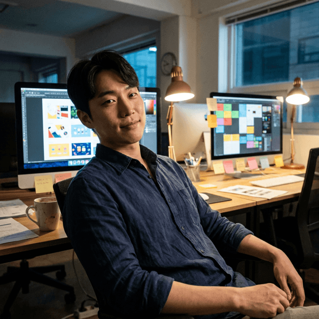 지호 (28, 남, INTJ) — 광고대행사 AE